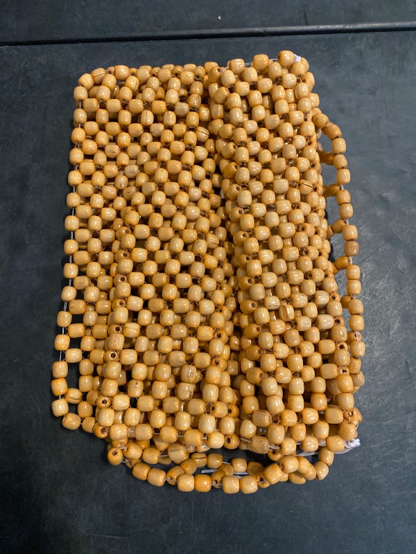 Photo 1 of VaygWay Beaded Seat Cushion Car Driver Seat Cover with Durable & Double Strung Natural Wood Beads- Cooling Comfort Ventilated Massaging Support Cushion for Cars, Trucks & Office Chairs