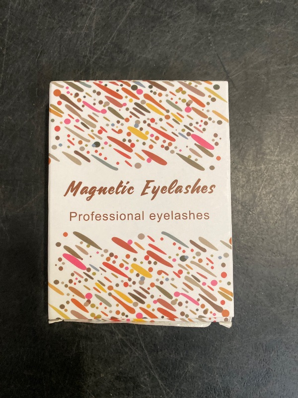 Photo 1 of Magnetic Eyelashes Natural Look - 2 Pairs 5 Double Strength Magnets Reusable Magnetic Eyelashes with Applicator and Mirror, Easy to Wear&Remove Waterproof No Glue Needed Lashes(Manga Look)