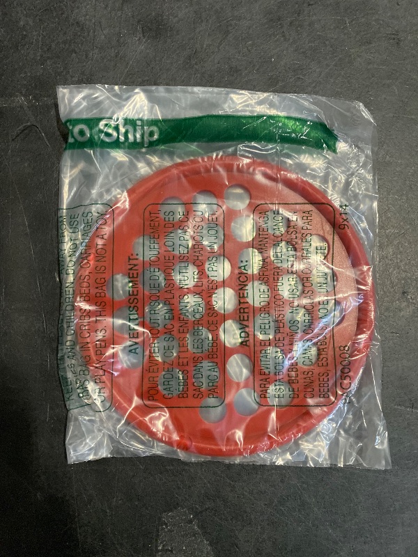 Photo 1 of ZHIAMZ Hand Exercise Webs for Physical Therapy, Hand Grip Strengthener, Finger Exerciser, Portable Size, Latex Free, 7" Diameter (Medium-Red)