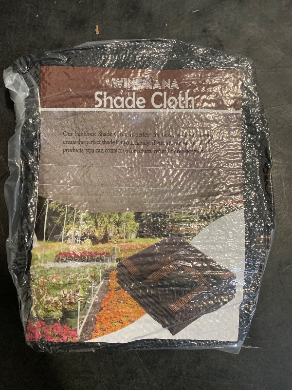 Photo 1 of winemana 40% Black Shade Cloth, 6.6 x 6.6 FT Durable Mesh Tarp with Grommets, Resistant Garden Sun Shade Netting, Shading Antifreezing for Pergola, Greenhouse, Plants Growing, Chicken Coop