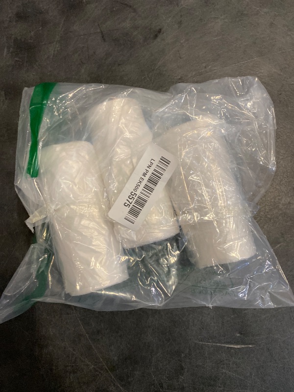 Photo 1 of 4 Gallon Trash Bags - 150 Small Mini Garbage Bags | 17" x 18" Clear Waste Basket Trash Bags | Bulk Plastic Bathroom Trash Can Liners