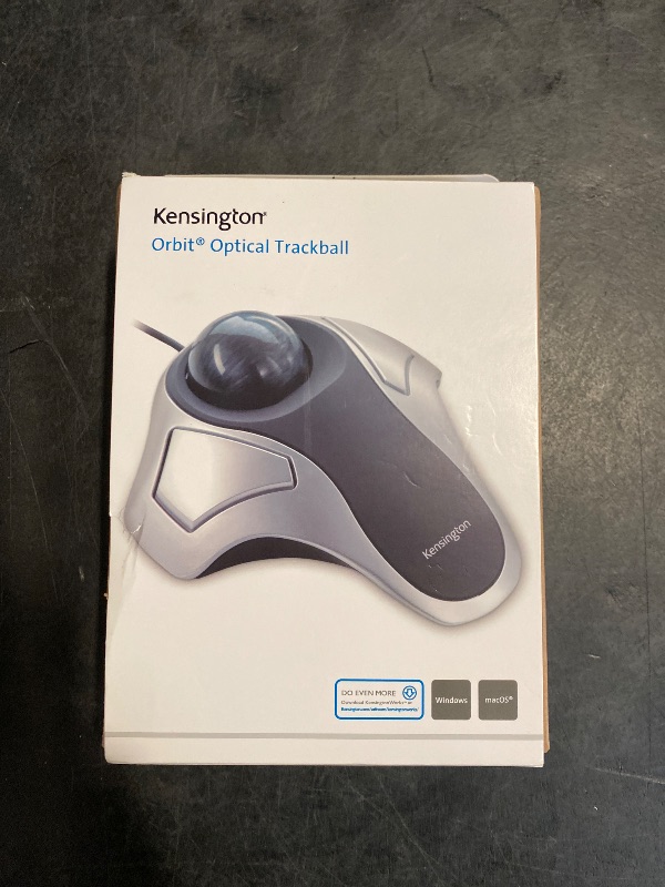 Photo 1 of Kensington Orbit Trackball Mouse (K64327F), Silver/Black