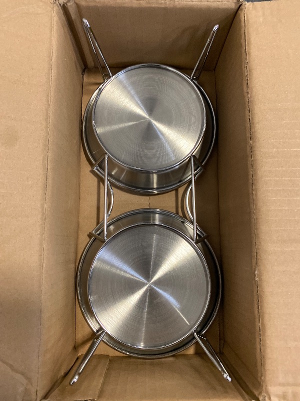 Photo 1 of Wellbro Elevated Cat Bowls, 5.9 Inch Wide Stainless Steel Cat Food Bowls with Metal Stand Whisker Stress-Free, Raised Food and Water Dish for Cats, Kitten
