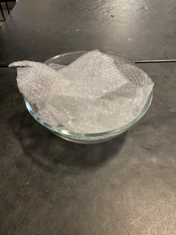 Photo 1 of Domensi 4.5 Qt Extra Large Glass Mixing Bowls Clear Glass Salad Cooking Bowls for Kitchen Salad Bread Storage, Dishwasher, Freezer, Microwave