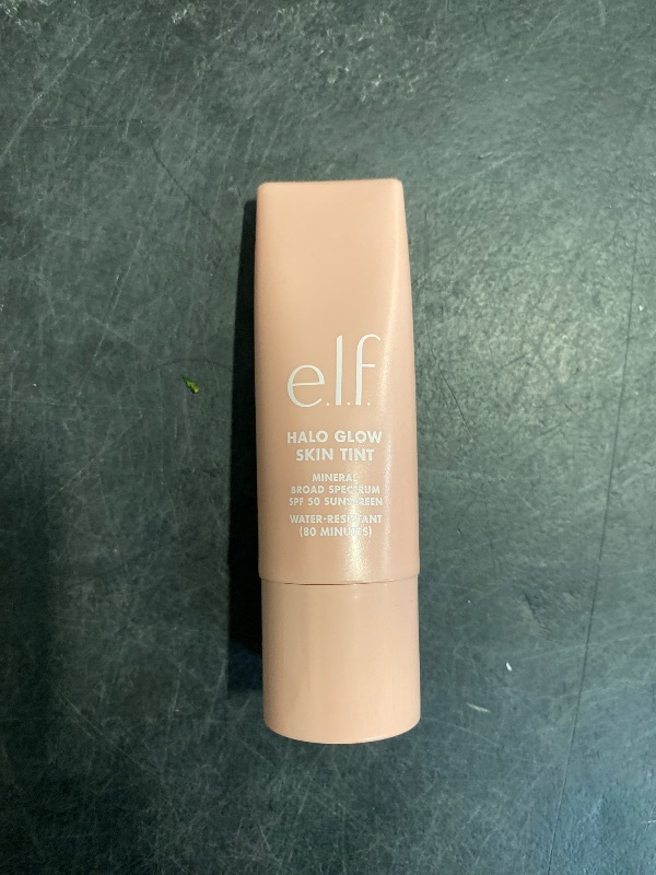 Photo 1 of e.l.f. Halo Glow Skin Tint SPF 50, Tinted Moisturizer For Light, Buildable Coverage, Creates A Natural Glow, Vegan & Cruelty-Free, 1 Fair Neutral