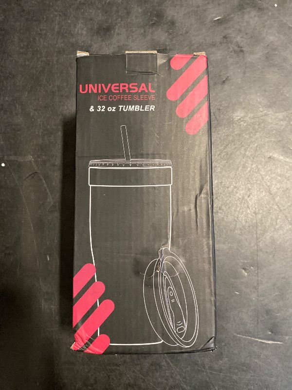 Photo 1 of Universal Iced Coffee Sleeve - Upgraded Double Wall Reusable Stainless Steel Holder Sleeves Insulator for Cold Drinks Fits Starbucks Dunkin Donuts McDonalds Small Medium Large Cup (Aurora)