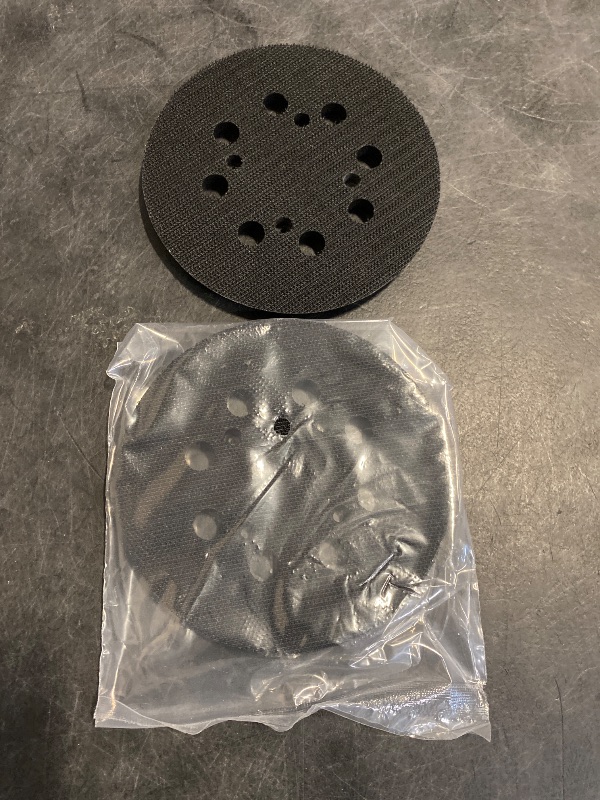 Photo 1 of Sander Pad for Dewalt, 2 Pack 5" 8 Hole Hook and Loop Orbital Sander Pad Replacement for DeWalt DWE6421 6421K DWE6423 6423K DCW210B (4 Screw Holes Sanding Part for DeWalt DWE64233 & N329079)