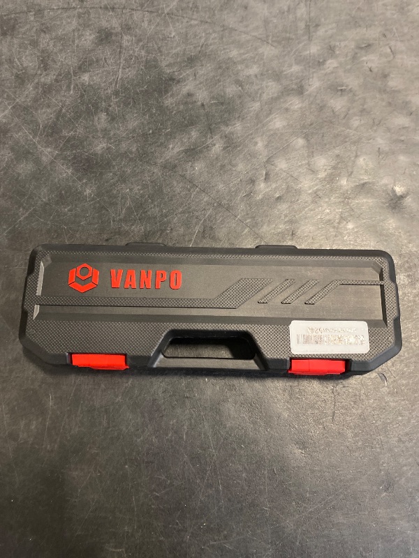 Photo 1 of VANPO 1/4-inch Drive Click Torque Wrench, 20-240 in. lb/2.3-27.1 Nm, Inch Pound Torque Wrench Set with 1/4" to 3/8" Adapter, 10cm Extension Bar, Small Bike Torque Wrench for MTB, Bicycle Maintenance