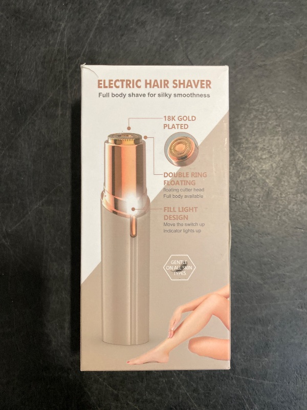 Photo 1 of 7d24hcare Facial Hair Removal for Women, Portable Lady Shaver, Rechargeable Painless Hair Remover for Face, Upper Lips, Chin, Peach Fuzz
