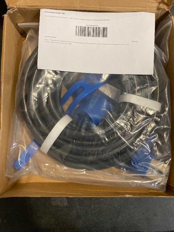 Photo 1 of Kanayu 3 Prong Dryer/EV Extension Cord 25 FT, 30 Amp NEMA 10-30P to 10-30R, for Level 2 EV Charging and 3 Prong Dryer, Flexible STW 10 Gauge Cord with Grip Handle, ETL Listed