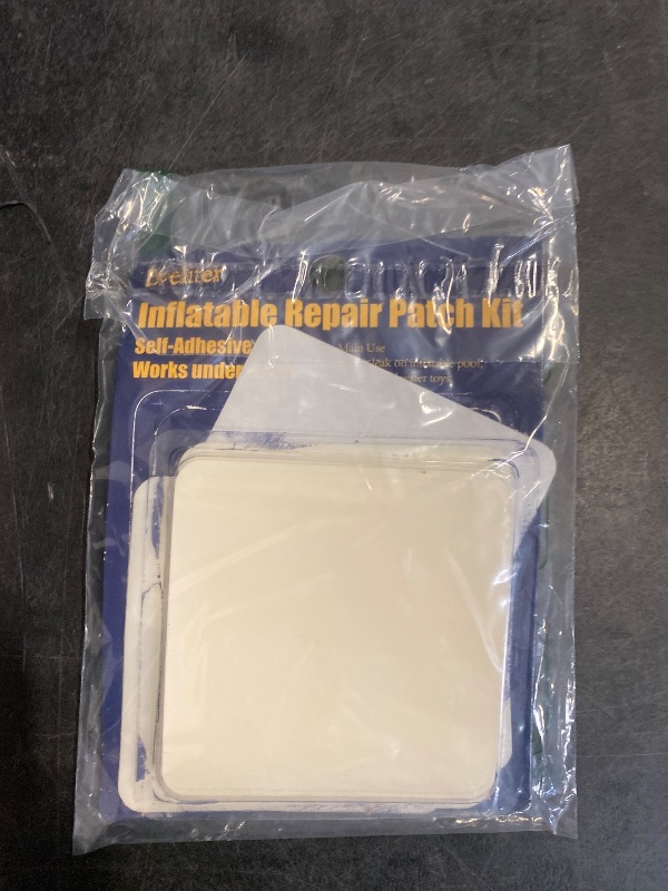 Photo 1 of Breliter Inflatable Patch Repair Kit - Waterproof TPU Pool Repair Tape, Heavy Duty Repair Patch for Air Mattress, Bounce House, Inflatable Toys, Tent, Swimming Ring - 10 Packs of 4in x 4in, Square