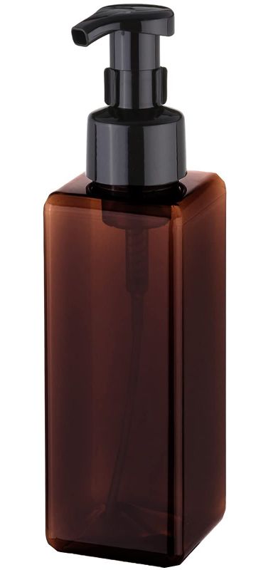 Photo 1 of 1pc UUJOLY Foaming Soap Dispenser 1L (33.8oz) Refillable Plastic Pump Bottle for Liquid Soap, Shampoo, Body Wash (Amber)
