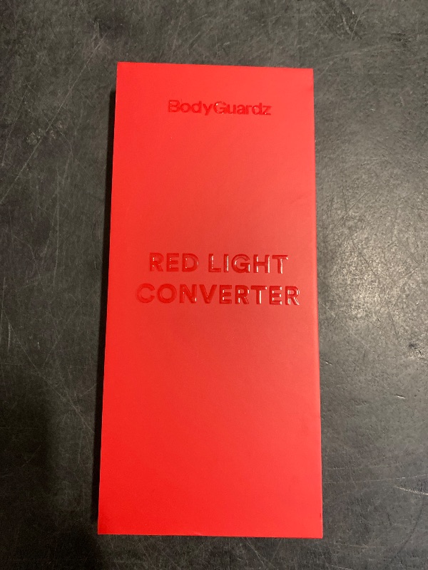Photo 1 of BodyGuardz Red Light Converter Compatible with iPhone 16 Pro Screen Protector - Extreme Impact Protection With Red Light Conversion - Easy Install - 9H Hardness - Case Friendly