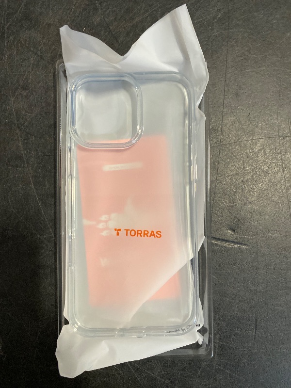 Photo 1 of TORRAS Clear Case for iPhone 16 Pro Max Case, [Ultra-Thin] [Anti-Yellowing] [Military Drop Protective] Slim Soft Silicone TPU Cover for iPhone 16 ProMax Phone Case 6.9 Inch, Clear