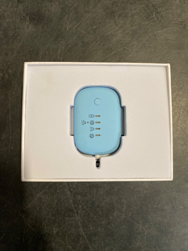 Photo 1 of Bed Wetting Alarm for Boys and Girls - USB Rechargeable, Bedwetting Alarm with High Sensitivity Sensor, Loud Sound and Strong Vibration, Proven Solution for Bedwetters(Blue)