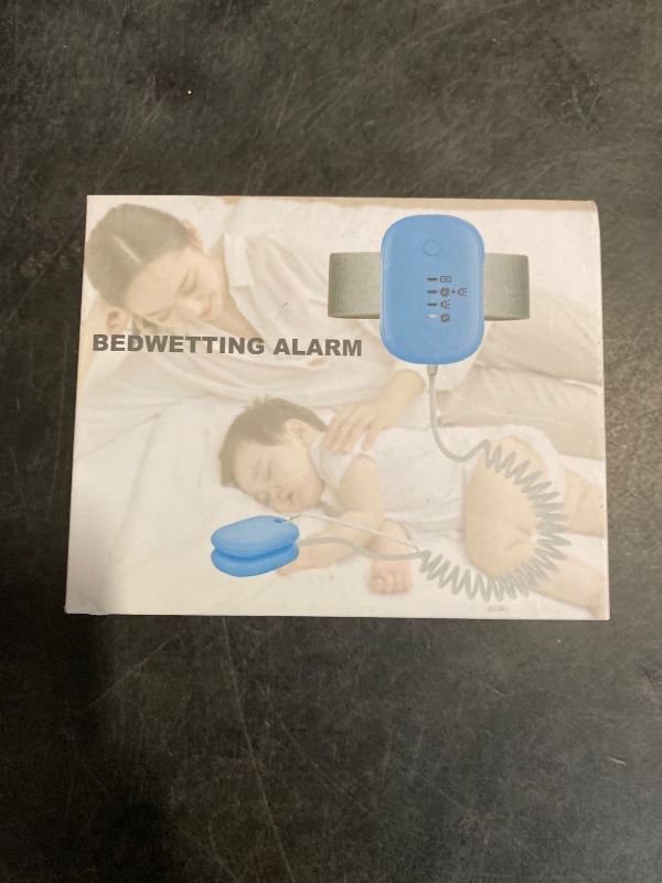 Photo 1 of Bed Wetting Alarm for Boys and Girls - USB Rechargeable, Bedwetting Alarm with High Sensitivity Sensor, Loud Sound and Strong Vibration, Proven Solution for Bedwetters(Blue)