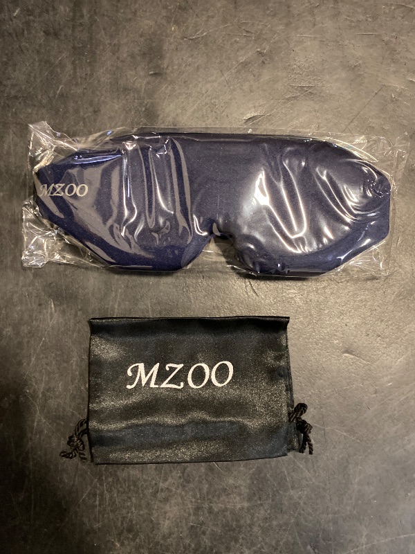 Photo 1 of MZOO Sleep Eye Mask for Side Sleeper Men Women, Zero Eye Pressure 3D Sleeping Mask, Light Blocking Patented Design Night Blindfold, Soft Eye Shade Cover for Travel, Blue