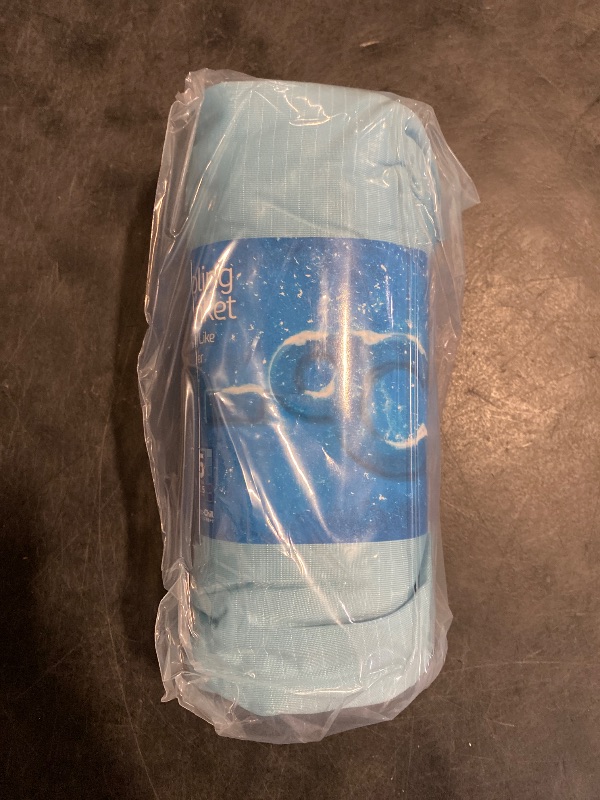 Photo 1 of Elegear Cooling Blankets for Hot Sleeper Throw XL, Arc-Chill 3.0 Cool Fiber with Silver Ion for Sensitive Skin, Ultra Lightweight Breathable Summer Cold Blanket for Home Bed Couch Office Camping, Blue