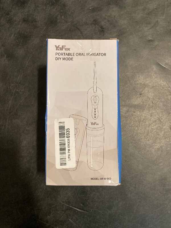 Photo 1 of YaFex Water Dental Flosser Cordless for Teeth: Portable Oral Irrigator Rechargeable Collapsible Travel Teeth Cleaner with Case, 4 Modes with DIY, 5 Jet Tips, IPX7 Waterproof for Teeth Cleaning