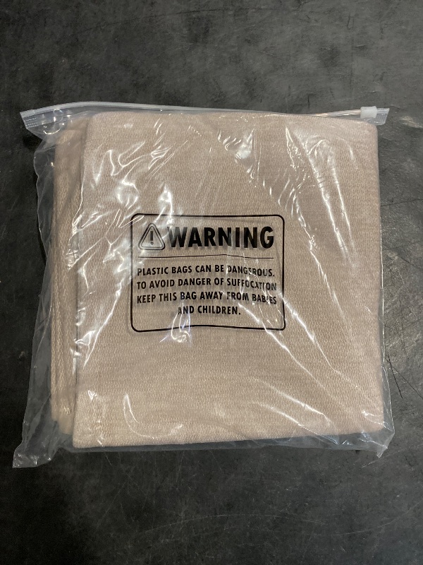 Photo 1 of Anickal Neutral Pillow Covers 18x18 Inch Set of 2 Solid Rustic Farmhouse Decorative Throw Pillow Covers Square Cushion Case for Home Sofa Couch Decoration