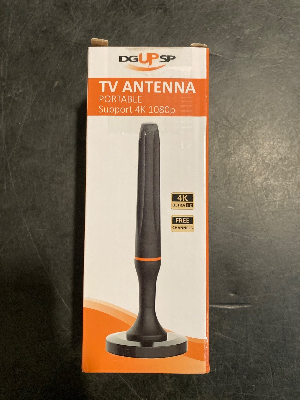 Photo 1 of Digital TV Antenna for Smart Tv Indoor, 360 Reception Digital HDTV Antenna for Local Channels, Supports 1080P and 4K, Strong Magnetic Base?Orange-Deep