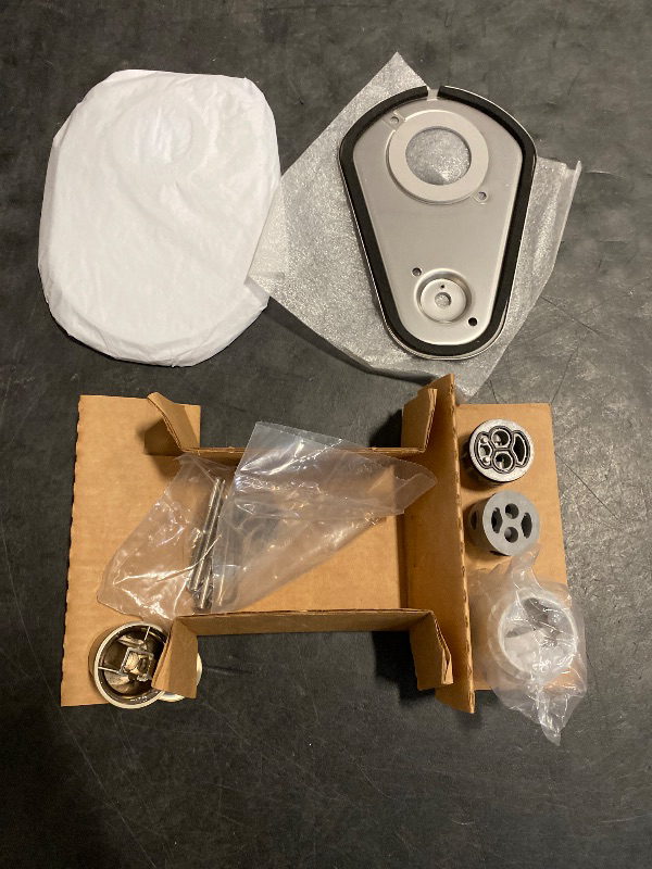Photo 1 of Moen Greenfield Brushed Nickel M-CORE 3 Series Two-Handle Shower Valve Trim with Transfer, Valve Required, UT33341BN
