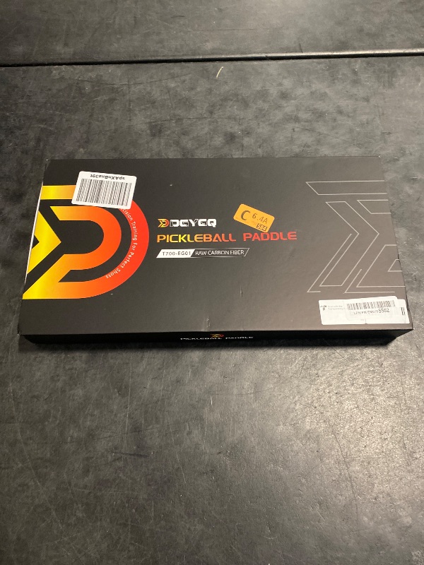 Photo 1 of DGYGQ Pickleball Paddles - Professional Carbon Fiber Paddle with Honeycomb Core Pickleball Rackets - Lightweight Precision & Enhanced Shock Absorption for High Spin & Powerful Shots