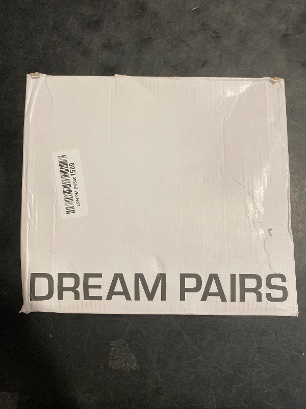 Photo 1 of Size 8 - DREAM PAIRS Platform High Heels for Women Chunky Round Open Toe Ankle Strap Stylish Heeled Sandals for Party Prom Wedding,Size 8,White-Pu,SDHS2423W