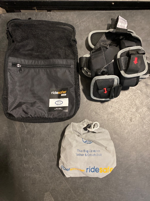 Photo 1 of RideSafer - Extra Small Black, Lightweight, Compact, Portable Car Seat - Perfect for Travel and Everyday Child Safety