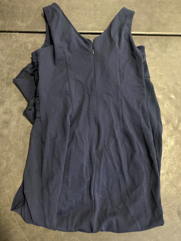 Photo 1 of Size M FQA Formal Evening Dresses for Women Elegant Dresses for Women Evening Party Floor Length Navy Blue Prom Dress Long Sexy V Neck Sleeveless Split Wrap