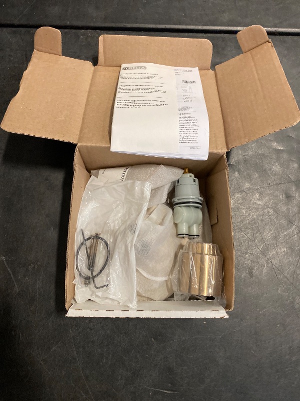 Photo 1 of Delta Saylor 14 Series 5-Setting Shower Faucet Set, Brushed Gold Shower Head and Handle Set, Valve Trim Kit, Champagne Bronze T14235-CZ (Valve Not Included)