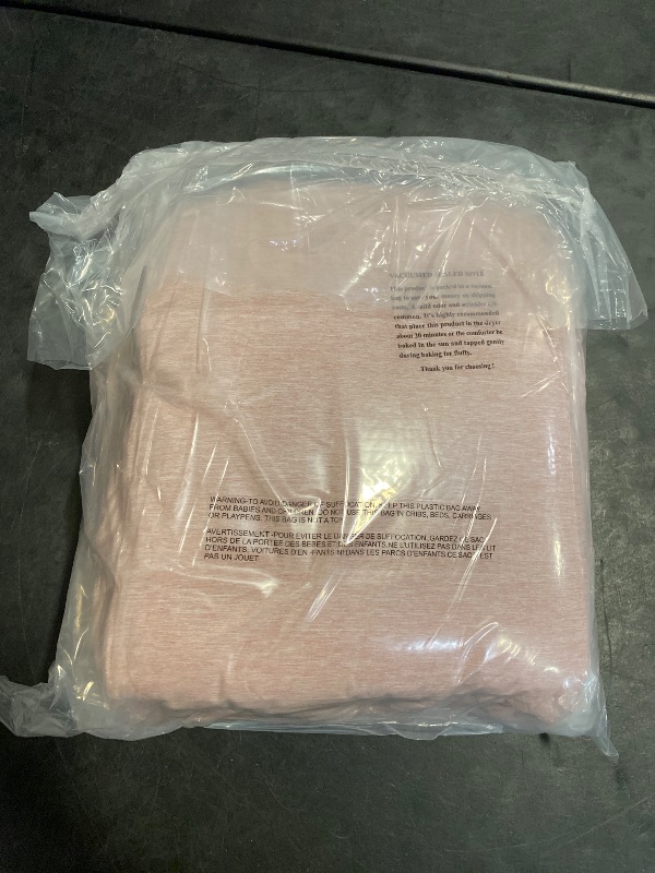 Photo 1 of UNILIBRA Twin Comforter Set 5 Pieces - Pink Bed in a Bag Twin Size Soft for All Seasons - Cationic Dyeing Bedding Comforter Sets with Comforter, Flat Sheet, Fitted Sheet, Pillowcases & Shams