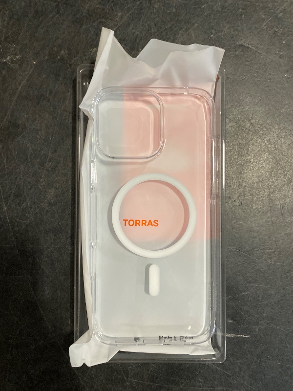 Photo 1 of TORRAS Magnetic Slim-Fit for iPhone 16 Pro Max Case, Ultra-Thin 16 ProMax Phone Case Compatible with MagSafe, Light Anti-Scratch Matte Hard PC Bayer 6.9 inch OriginFit, Clear