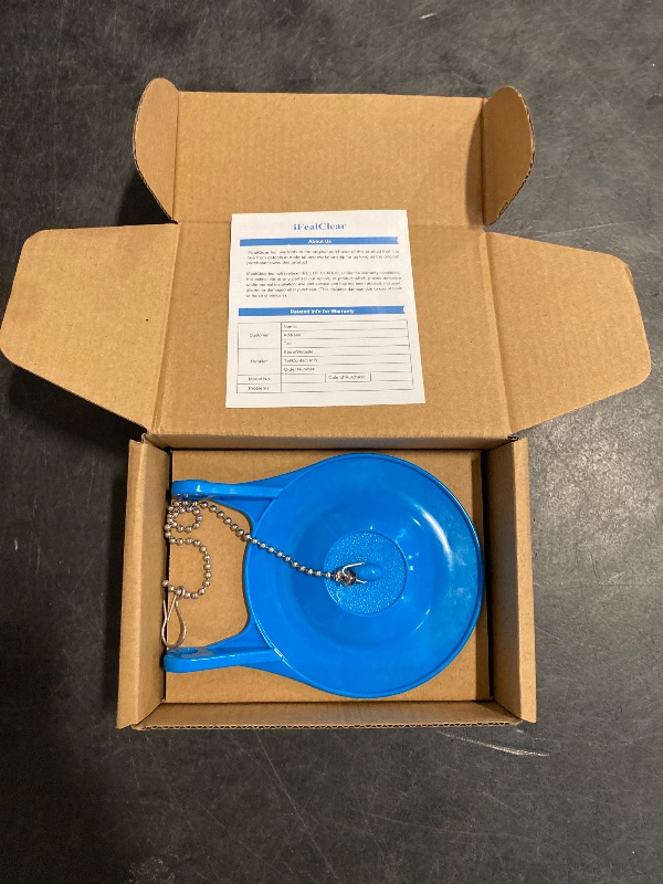 Photo 1 of iFealClear 3-Inch Toilet Flappers Replacement Compatible with Gerber 99-788, Water Conserve, High Performance Rubber Toilet Flapper Fits 3 Inch Toilet Flush Valve, Easy to Install - Blue