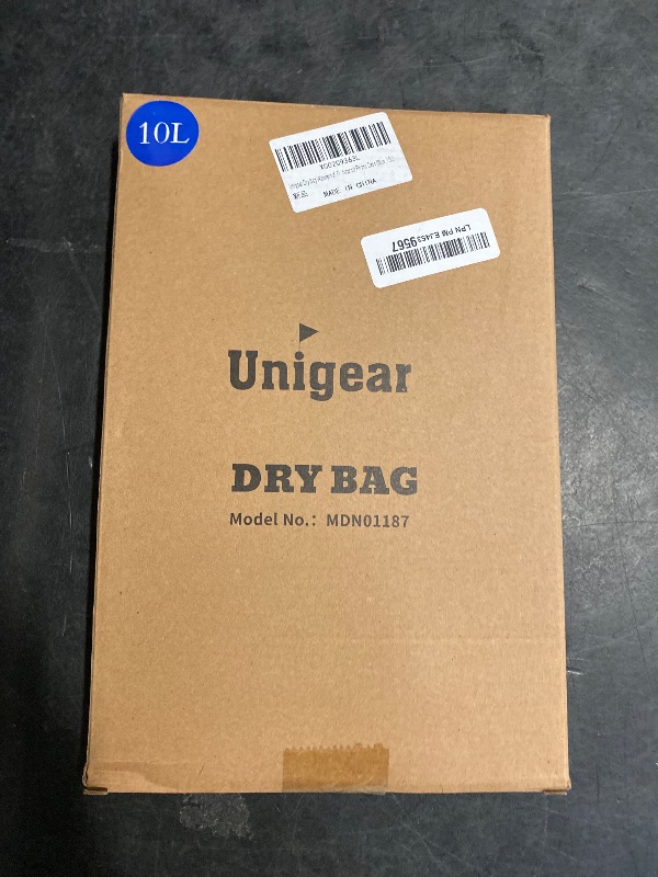 Photo 1 of Unigear Dry Bag Waterproof, Floating and Lightweight Bags for Kayaking, Boating, Fishing, Swimming and Camping with Waterproof Phone Case (Blue, 10L)