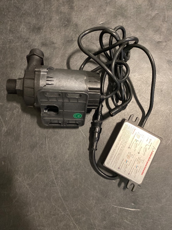 Photo 1 of SHYSKY Heavy Duty Low Noise 24V 120W Micro Brushless DC Water Pump DC60G-24120S-1 39ft 1003GPH, DRY RUN Protection, For Cooling Circulation Pressure Sys