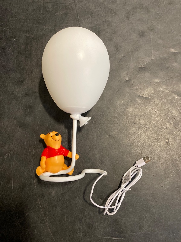 Photo 1 of Paladone Winnie The Pooh Ballon Light - Officially Licensed Pooh Bear Lamp for Bedside Table, Mulicoloured Mood Lighting Nursery Decor