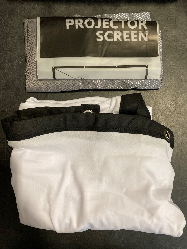 Photo 1 of NMEPLAD Projector Screen 72 Inch Portable Movie Screen for Outdoor Indoor 16:9 Foldable Wrinkle-Free 1.1 GAIN,160°Viewing,Support Front Rear Projection with 16 Sticky Hooks & 8 Nail Hooks (72 INCH)