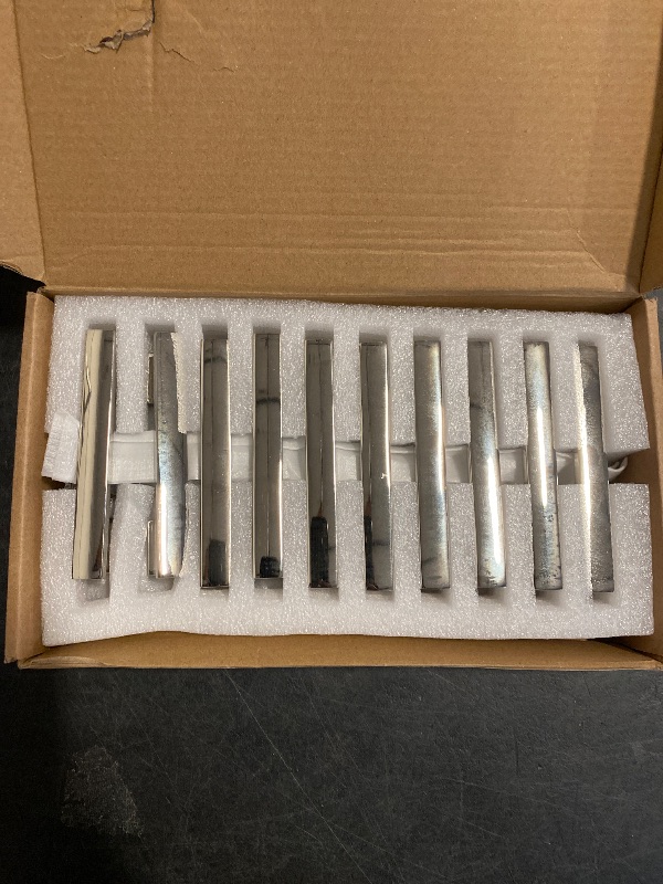 Photo 1 of khtumeware 3 Inch Center to Center Polished Nickel 10 Pack Solid Drawer Handles Kitchen Cabinet Handles Drawer Pulls Kitchen Cabinet Hardware Kitchen Handles