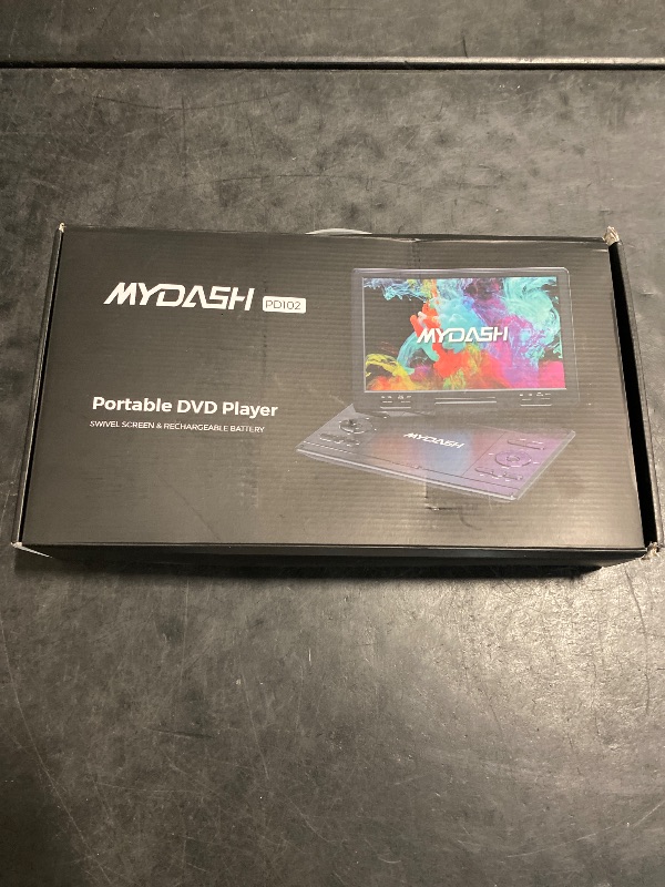 Photo 1 of MYDASH 14.5''?Portable DVD Player with 12" Swivel Screen–Rechargeable Car DVD Player, Portable & Travel, Region Free Personal DVD Player Portable, USB/SD Support
