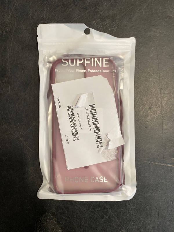 Photo 1 of SUPFINE Magnetic for iPhone 13 Pro Max Case (Compatible with MagSafe) (Military Grade Drop Protection) Slim Translucent Matte Shockproof with Anti-Fingerprint Phone Case,Wine Red
