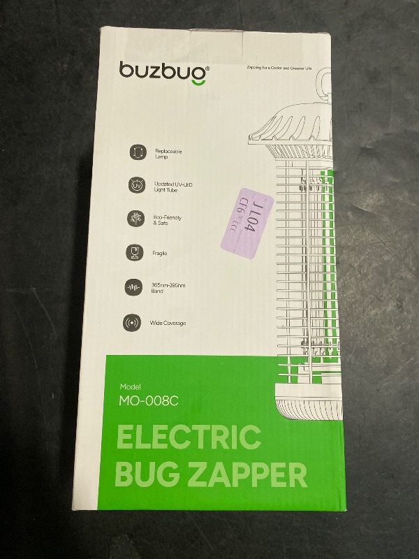 Photo 1 of Buzbug LED Bug Zapper Indoor Outdoor, 10 Years Lifespan, 6.5ft Power Cord, IPX4 Waterproof, High-Voltage, Mosquito Zapper, Fly Trap Mosquito Trap, Fly Killer Fly Zapper -MO008C