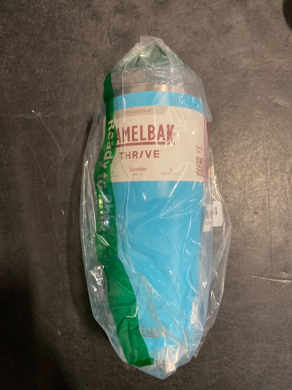 Photo 1 of CamelBak Thrive Leak-Proof 30oz Tumbler - Insulated Stainless Steel - Spill Proof - Cup-holder Compatible, Nordic Blue