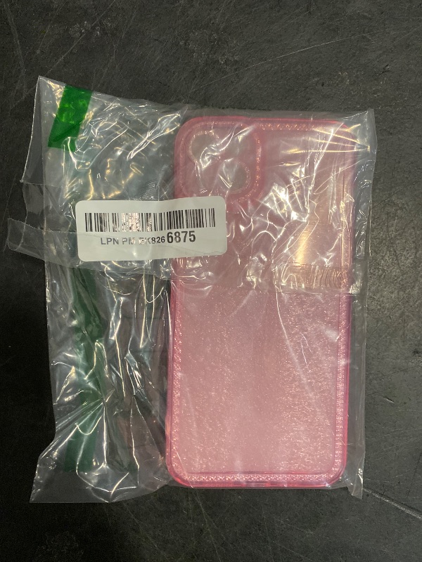 Photo 1 of ZTOFERA Designed for iPhone 14 Plus/15 Plus 6.7 inch,Sparkly Cute Clear Case for Women Girls,Glitter Bling Flexible Soft TPU Silicone Bumper Protective Cover for iPhone 14 Plus/15 Plus,Pink