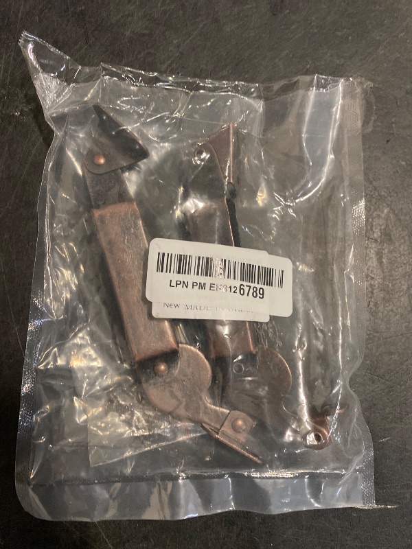 Photo 1 of Coshar 2Pcs Spring Lid Support Hinges Heavy Duty Lid Hinges Soft Closing Spring Hinge for Sofa, Cabinet, Box, Red Bronze