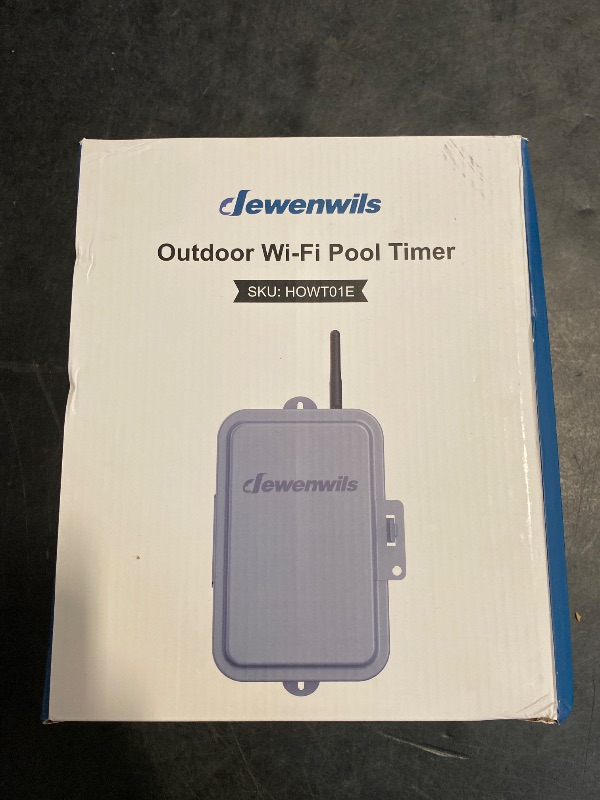Photo 1 of DEWENWILS Pool Pump Timer, Outdoor Smart WiFi Box, Heavy Duty 40A 120VAC 2HP Wireless Controller Timer for Pool, Water Heater, Compatible with Smart Phone, Alexa, Google Assistant, ETL Listed