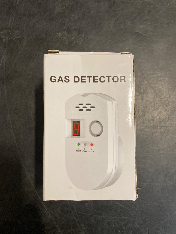 Photo 1 of HSTMYFS Natural Gas Leak Detector, Plug-in Propane Natural Gas Detector for Home Kitchen RV, Combustible & Explosive Gas Alarm for LPG, LNG, Methane (AC Power)