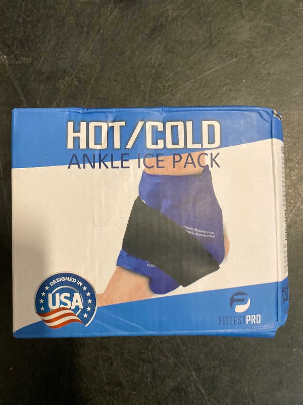 Photo 1 of Fittest Pro Ankle Ice Pack Wrap for Swelling, Ice Pack for Injuires Reusable Cold Pack Wrap Hot Cold Therapy Ankle Ice Wrap for Sprained Ankles, Achilles Tendonitis