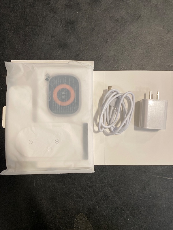 Photo 1 of 3 in 1 Foldable Charging Station for Apple Products,Fast Wireless Charger Travel Dock Adapter&Light for iPhone 16/15/14/13/12/11/X/XS,for iWatch 10/9/8/7/Ultra2/Ultra/SE,for AirPods 4/3/2/Pro/2(White)