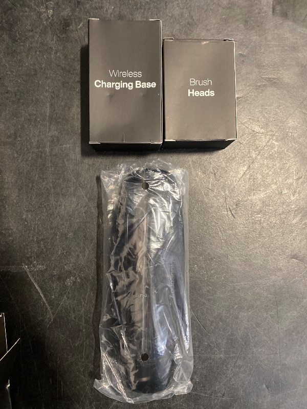 Photo 1 of Aquasonic Black Series Ultra Whitening Toothbrush – ADA Accepted Electric Toothbrush- 8 Brush Heads & Travel Case – 40,000 VPM Electric Motor & Wireless Charging - 4 Modes w Smart Timer
